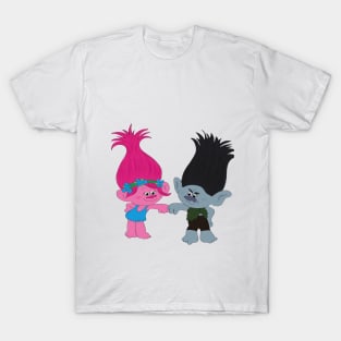 Poppy and Branch from Trolls Dreamworks T-Shirt